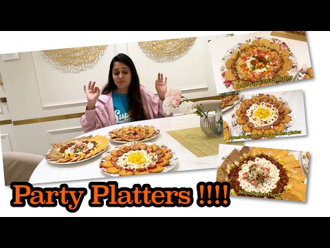 These party platters are yummm!| Quick & Easy  party snack| Recipe vlog