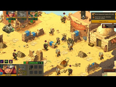 Metal Slug Tactics Running on the Steam Deck | First 30 Minutes of Gameplay