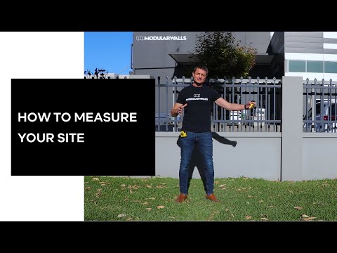 How To Measure Your Site | ModularWalls