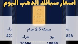 اسعار السبائك والعملات الذهبية اليوم في مصر