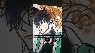 adding leaves to my drawing #danheng #honkaistarrail #danhengstarrail #digitalart #fanart #animeart