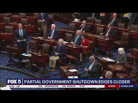 Partial government shutdown nears with Senate deadlocked over CR