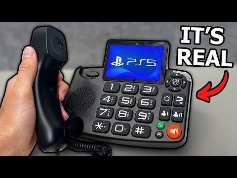 This HACKED Landline Phone plays PS5 games... 😮