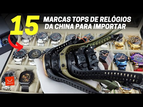 15 MARCAS TOPS DE RELÓGIOS PARA IMPORTAR DA CHINA | Para Revenda e Uso Próprio | Shopee e Aliexpress