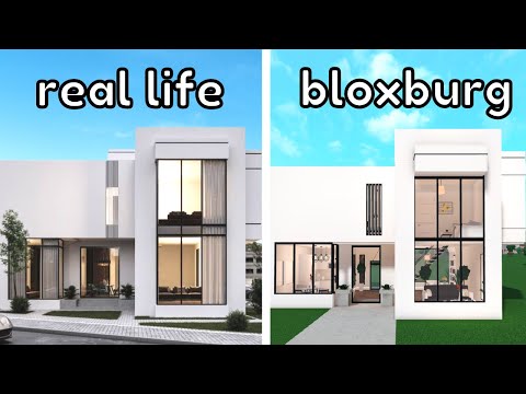 Building a MODERN house in Bloxburg