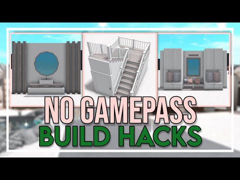 10 Bloxburg NO GAMEPASS Building Hacks & Tips (Roblox)