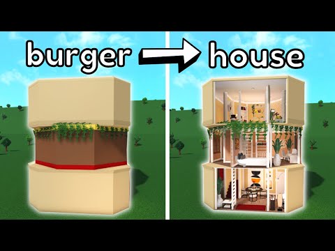 Building a house in Bloxburg but it's a BURGER