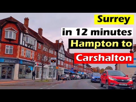 Visitor to Hampton, Richmond then drive to Surrey