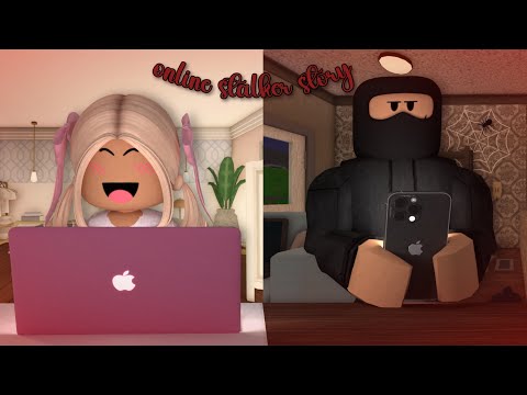 MY ONLINE STALKER STORY...*AN INTERNET NIGHTMARE* | Roblox Bloxburg Mini Movie