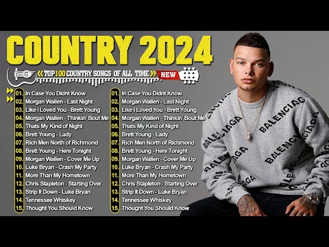 Country Music 2024 💓 Kane Brown, Brett Young, Morgan Wallen, Luke Combs, Chris Stapleton, Luke Bryan