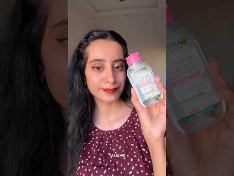 Garnier Micellar Water Review #garnier #micellarwater #skincare #makeupremover #explore