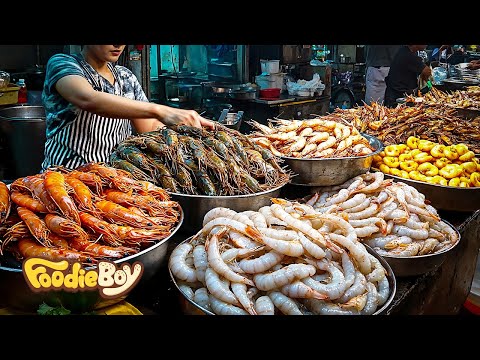 Amazing! Seafood Compilation | Shrimps, Lobster, Urchine, Crayfish, Sea Snail, Moray Eel