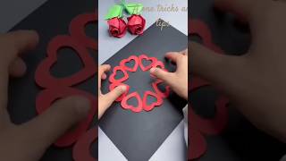 amazing trick Heart ❤️❤️❤️ making from papar #diy #craft #crazy # shorts