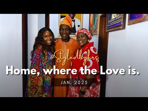 How I styled my Mum’s Cloth for New Year’s. | Home Sweet Home | Goodbye Lagos