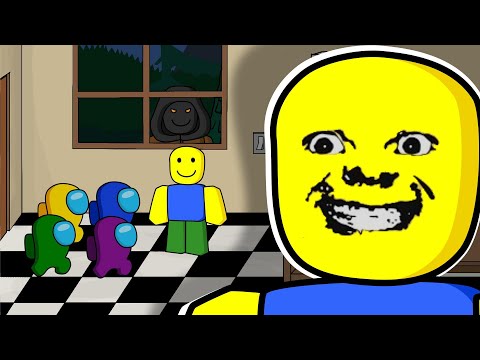 AMONG US vs. WEIRD STRICT DAD ROBLOX CHAPTER 1 || kiwis ANIMATION