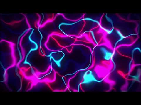 Relaxing Colorful Looping Neon Background FREE Motion Graphic Animation Screensaver