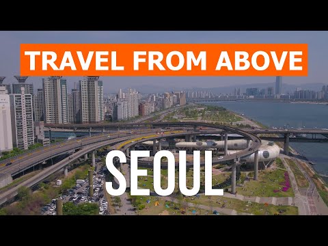 Seoul from drone | 4k video | South Korea, Seoul from above