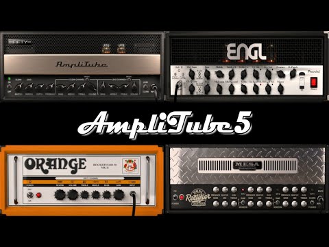 My Favorite Amplitube 5 High Gain Metal Amps (no talk)