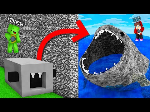 JJ and Mikey Cheated BLOOP Build Battle in Minecraft - Maizen