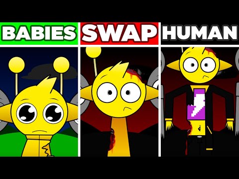 Incredibox Sprunki Swap Babies VS SWAP VS Human