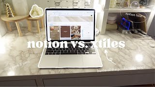 battle of the productivity apps (episode 1)//notion vs. xtiles