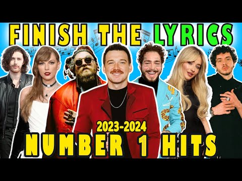 Finish The Lyrics Billboard Number One Songs 2023-2024 🎶 Lyrics Challenge