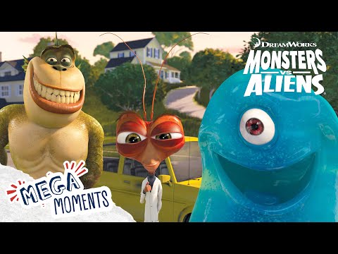 Meet the Monsters 👹 | Extended Preview | Monsters Vs Aliens | Movie Moments | Mega Moments