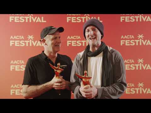 Michael Gracey and Paul Currie (Better Man) win the AACTA International Award for Best Film