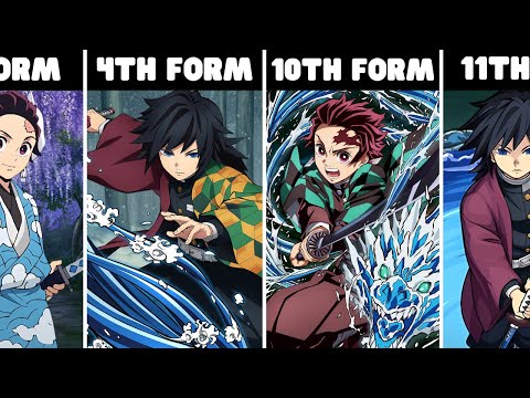 All 11 Water Breathing Forms in Demon Slayer Explained!