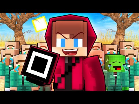 JJ Became Squid Game Guard to Save Mikey and Villagers in Minecraft (Maizen)