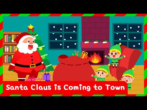 Santa Claus is Coming to Town | christmas | carol | 영어 캐럴 | 인기캐롤 | 토모노트 | flyeng | 울면 안 돼