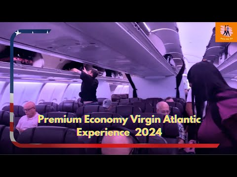 Premium Economy Virgin Atlantic Experience 2024 | Boston Logan to London Heathrow | Here We Go Walks