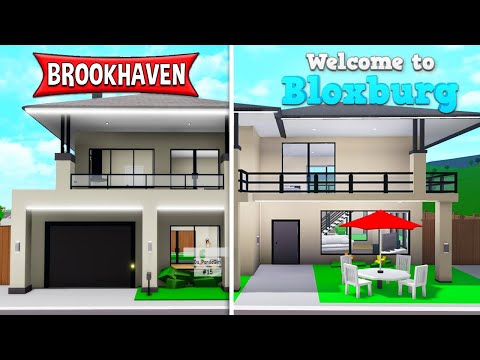 Making a BROOKHAVEN House in Bloxburg!