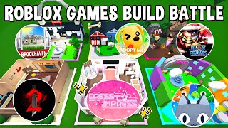 MEGA Roblox Game Build-Off CHALLENGE!