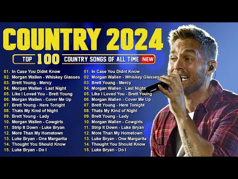 New Country Music 2024 🎸 Brett Young, Luke Combs, Chris Stapleton, Luke Bryan, Morgan Wallena