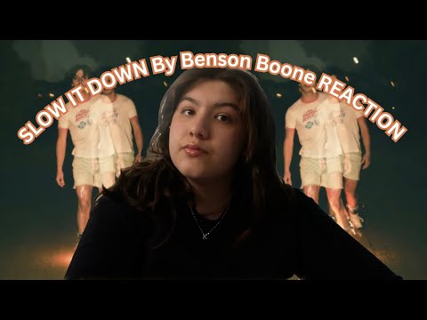 Reacting to "SLOW IT DOWN" by Benson Boone