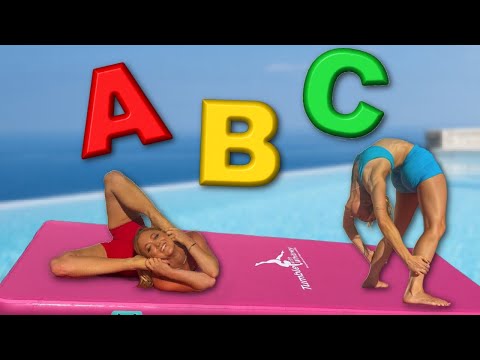 ABC ACRO GYMNASTICS CHALLENGE! | The Rybka Twins