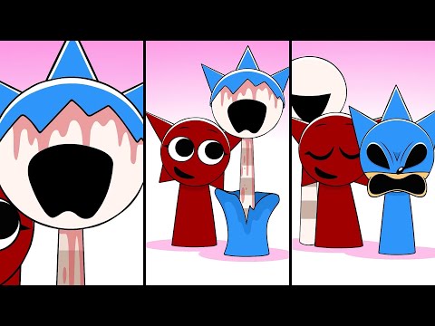 Sprunki Mroona and Wyrum meet Sonicexe, Mroona Wyrum phase 4 | Compilation Incredibox