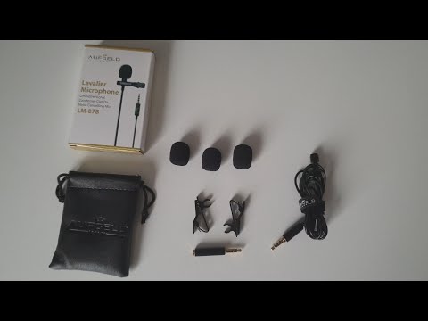 Aufgeld Lavalier Microphone Test with PC (Without Transmitters/Recorders)