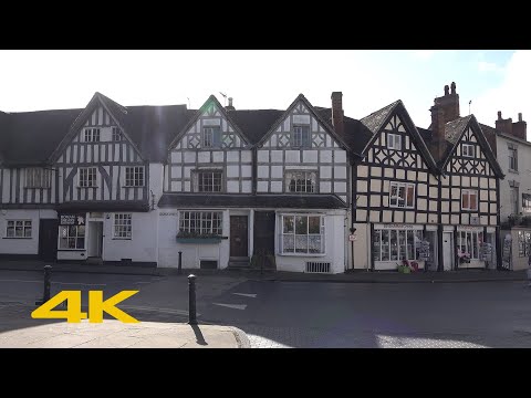 Alcester Walk: Town Centre【4K】