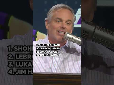 Colin unveils his Top 12 personalities in LA, Chicago and NYC ⭐️ #ohtani #LeBron #NFL