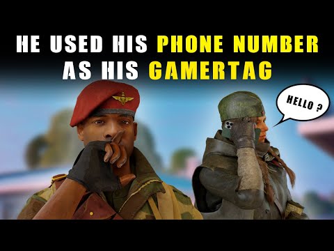 He Used His PHONE NUMBER As His GAMERTAG