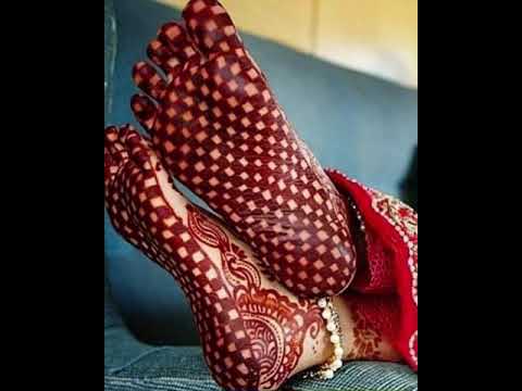 Bridal feet mehndi design | #short #shortvideo #youtubeshort #viralshort