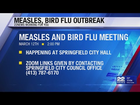 Springfield officials to address measles and bird flu