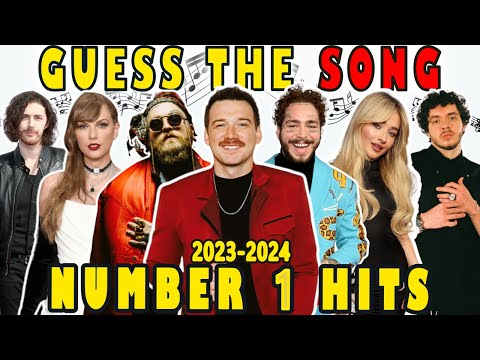 Guess The Song | Number One Songs | Billboard Charts 2023 to 2024 🎶  Music Quiz