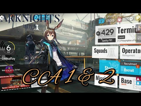 Arknights | CA 1 & 2 gameplay | Mixed Ops