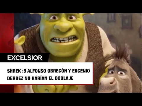 Shrek 5 Alfonso Obregón y Eugenio Derbez no harían el doblaje latino