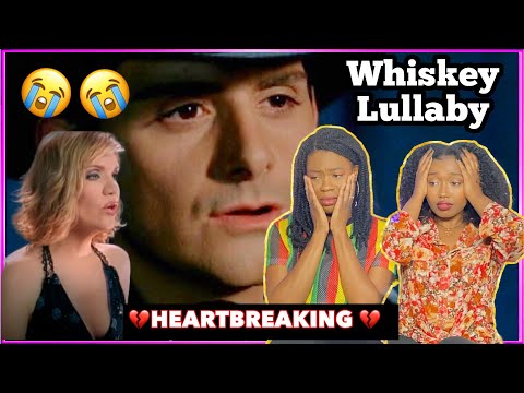 FIRST TIME REACTING TO Brad Paisley - Whiskey Lullaby 🥺😭