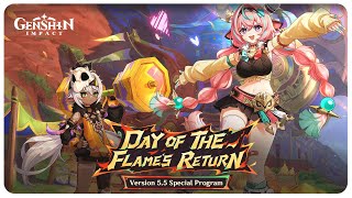 Genshin Impact Version 5.5 Livestream "Day of the Flame's Return" #GenshinImpact #NewVersion