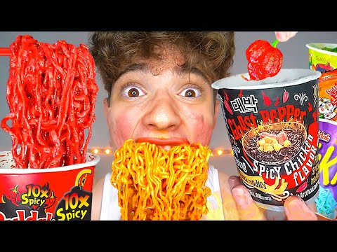 Extreme Spiciest Ramens + ASMR